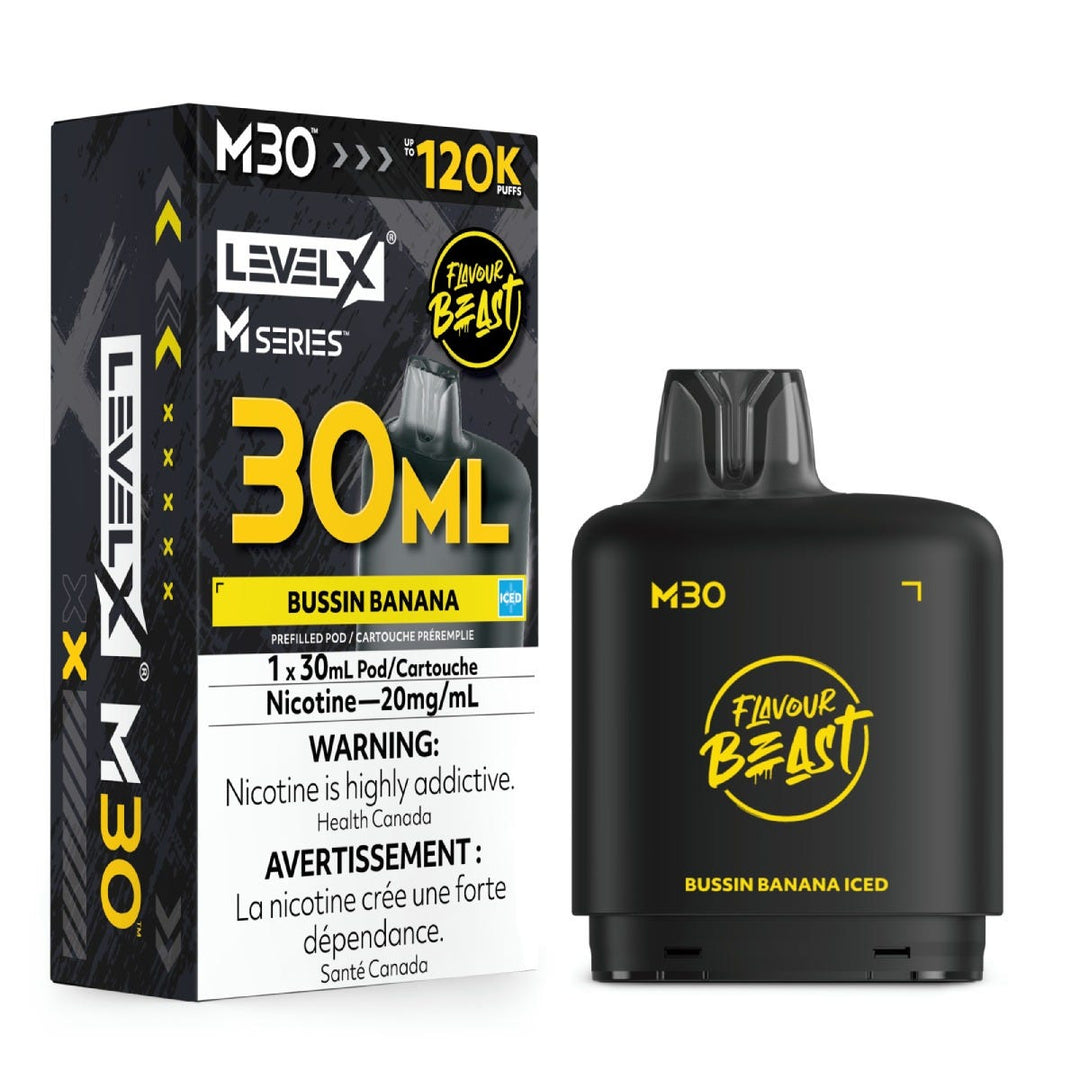 Flavour Beast M30 Bussin Banana Iced Pod 120K
