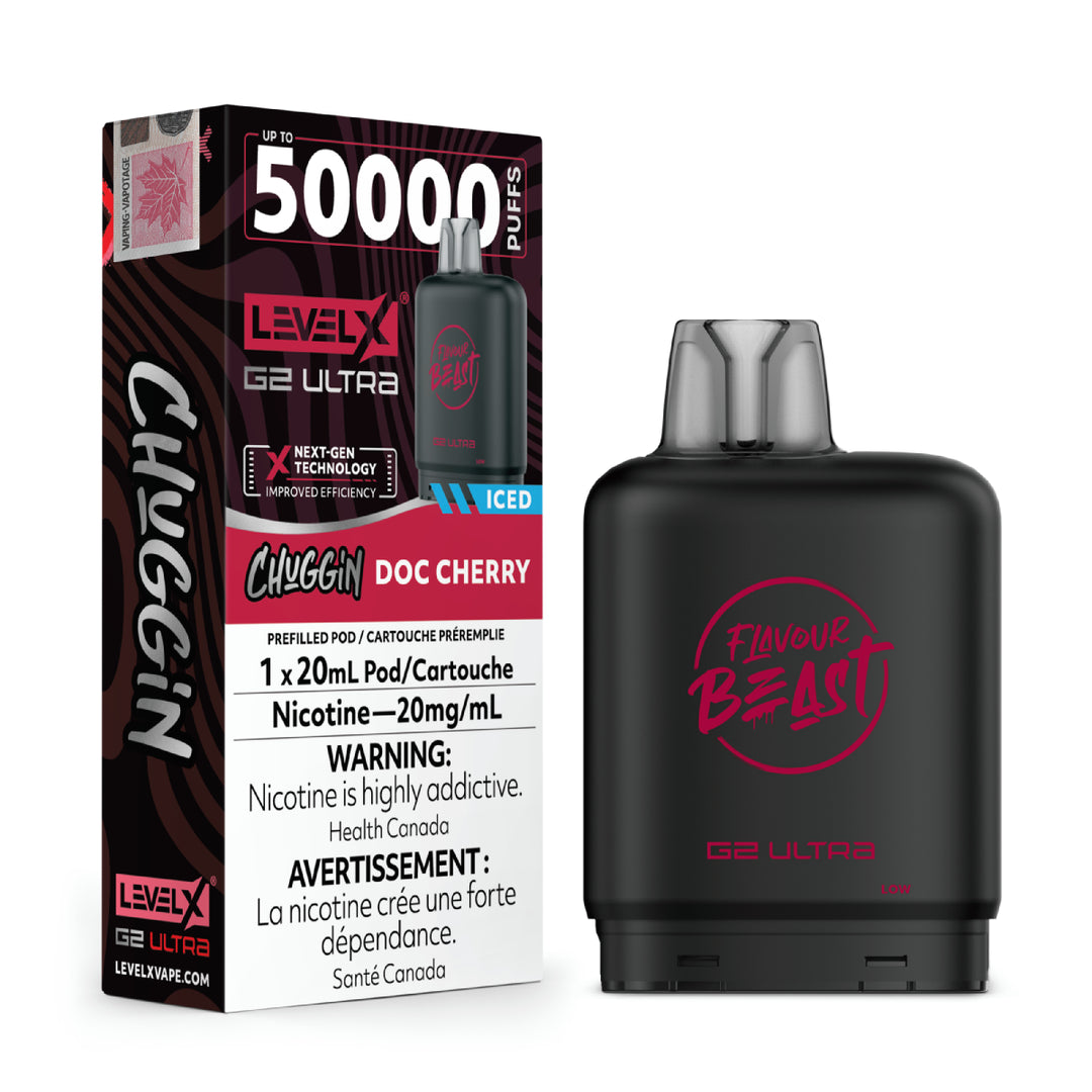Level X G2 Ultra 50K Chuggin' Doc Cherry Iced