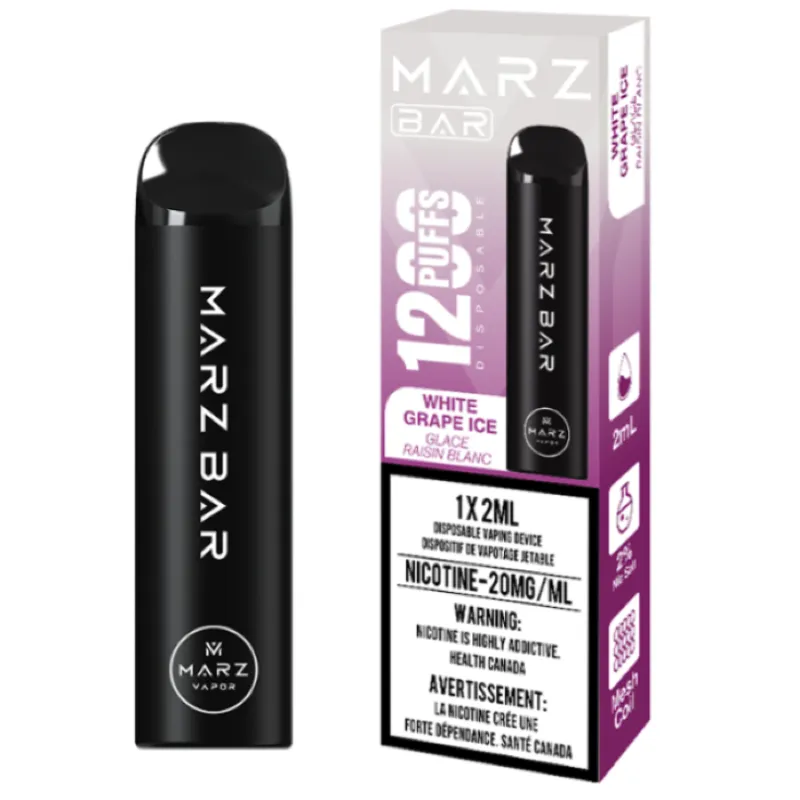 Marz Bar 1200 Puff Disposable White Grape Ice