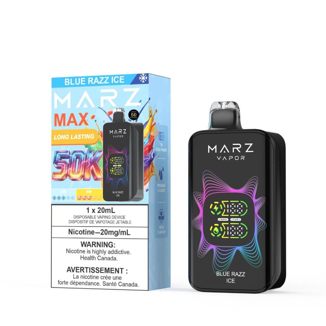 Marz Max 50K 20ML Blue Razz Ice