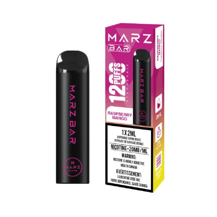 Marz Bar 1200 Puff Disposable Raspberry Mango