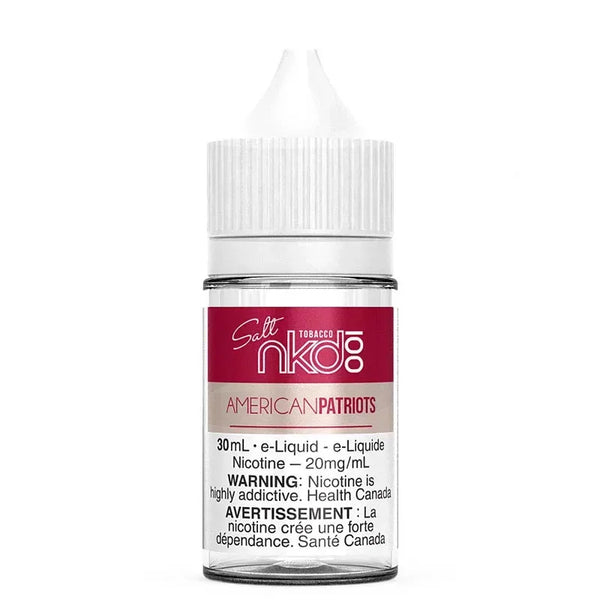 Naked 100 Salt Nicotine 30ML 20MG American Patriots | Urban Mist Vapes