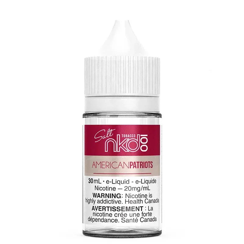 Naked 100 Salt Nicotine 30ML 20MG American Patriots