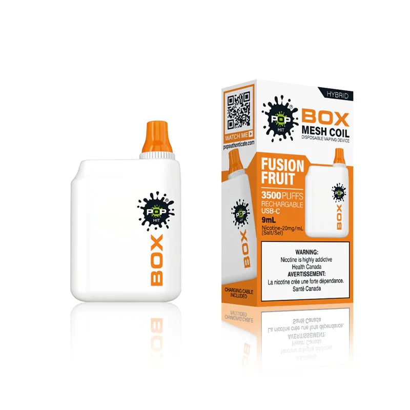 POP Hit BOX 3500 Puffs Fusion Fruit Disposable | Urban Mist Vapes