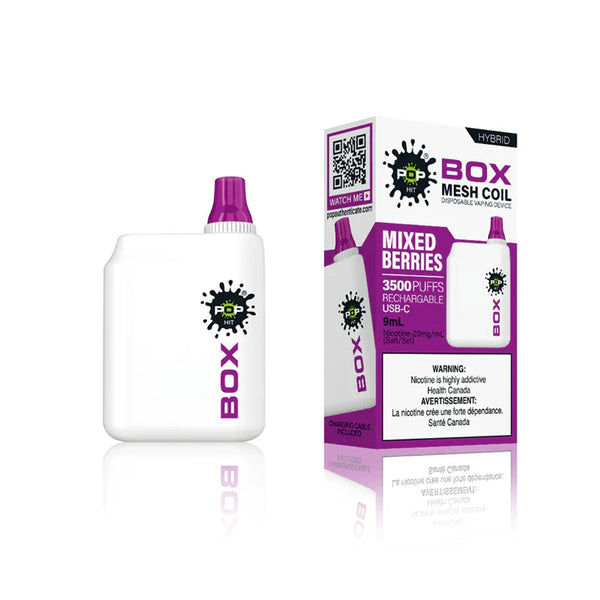 POP Hit BOX 3500 Puffs Mixed Berries Disposable | Urban Mist Vapes