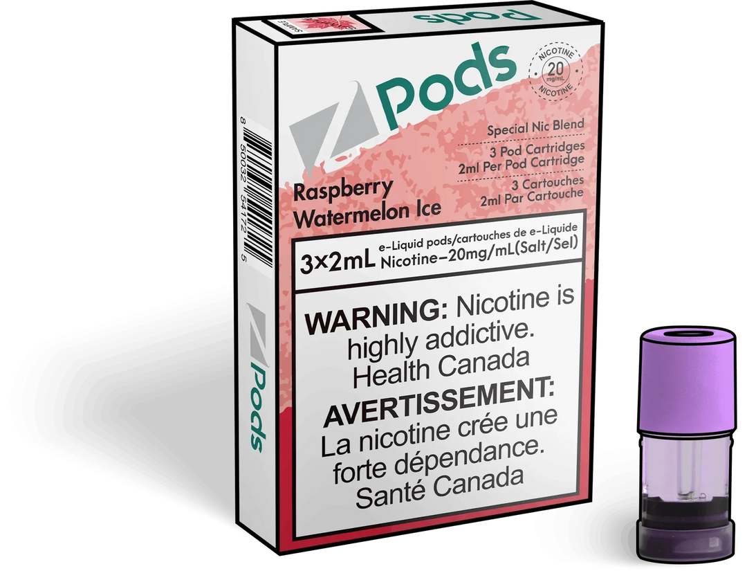 Zpods Raspberry watermelon ice Pre-Filled Pods