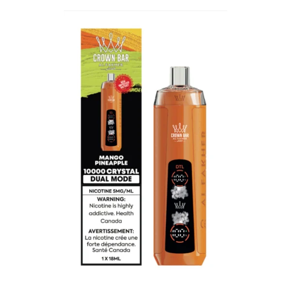 Crown Bar Crystal 10k Mango Pineapple