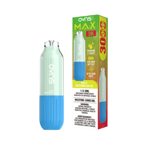 OVNS Max 3k Red B Watermelon Ice