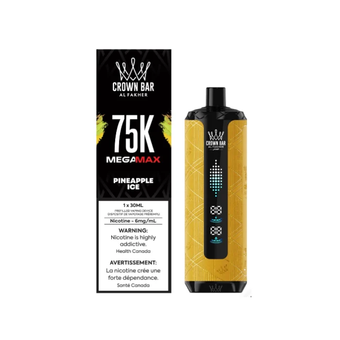 Crown Bar Mega Max 75k Pineapple Ice