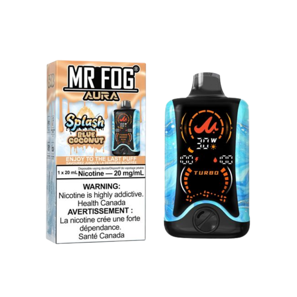 Mr Fog Aura Disposable Splash Blue Coconut | Urban Mist Vapes