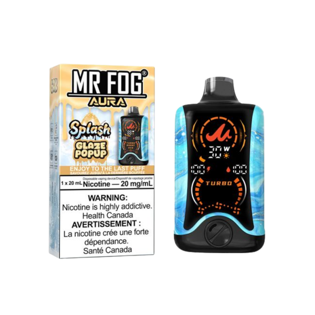 Mr Fog Aura Disposable Splash Glaze Popup | Urban Mist Vapes