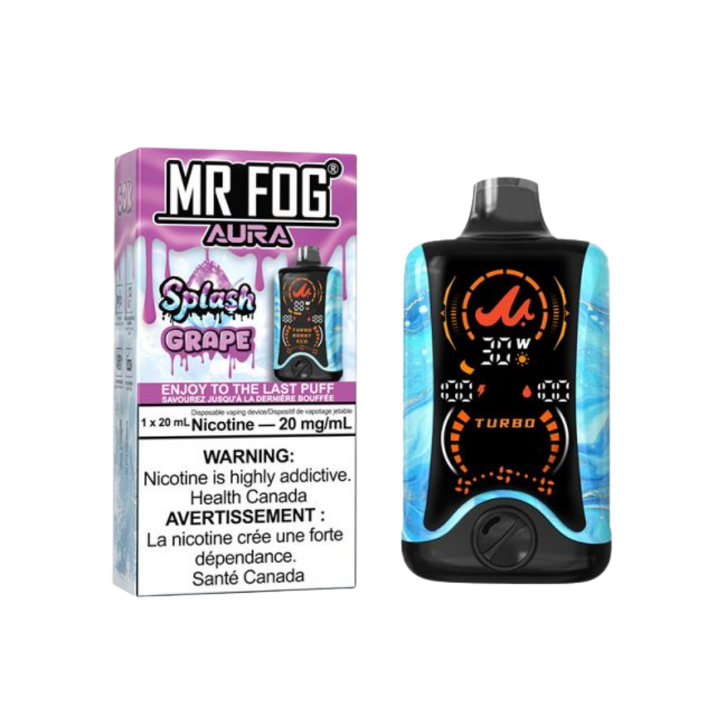 Mr Fog Aura Disposable Splash Grape | Urban Mist Vapes