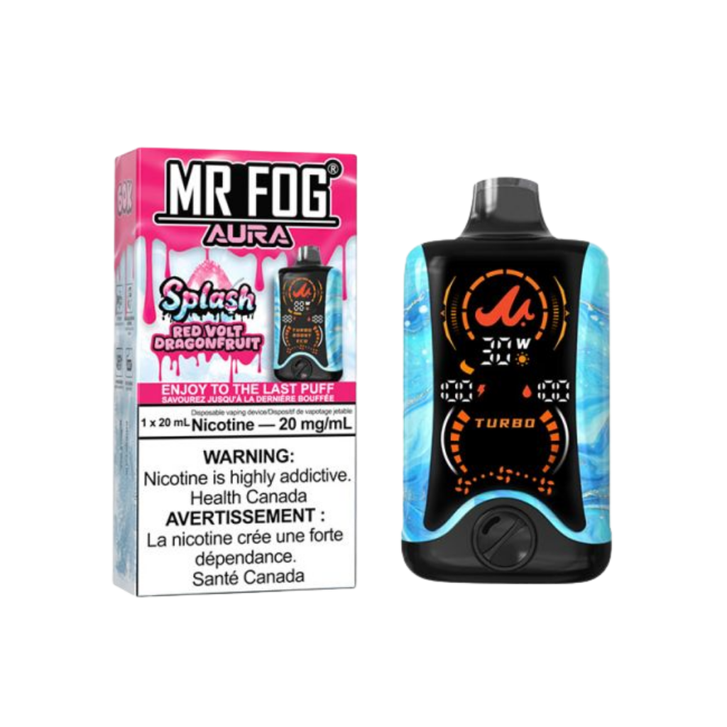 Mr Fog Aura Disposable Splash Red Volt Dragonfruit | Urban Mist Vapes