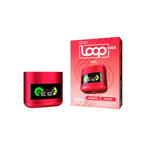 STLTH Loop Max Red Pod System Battery | Urban Mist Vapes