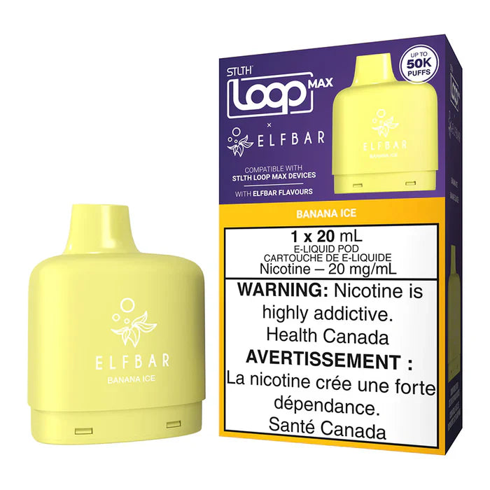 STLTH Loop Max x Elf Bar 50k Banana Ice Pod | Urban Mist Vapes