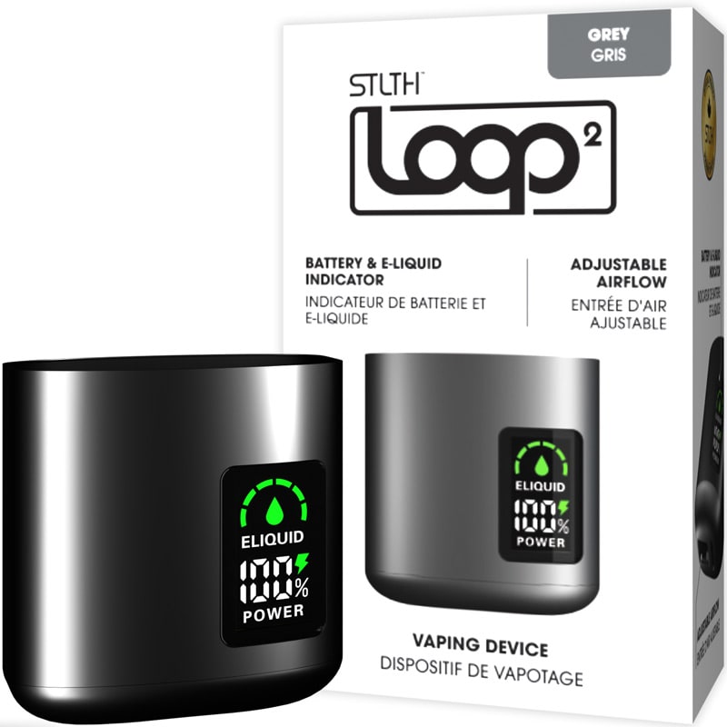 STLTH Loop 2 Battery Grey | Urban Mist Vapes