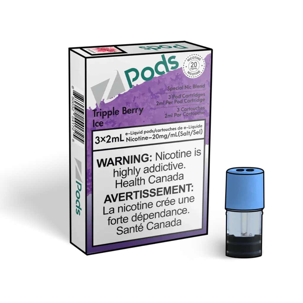 Zpods Triple Berry Ice Pre-Filled Pods