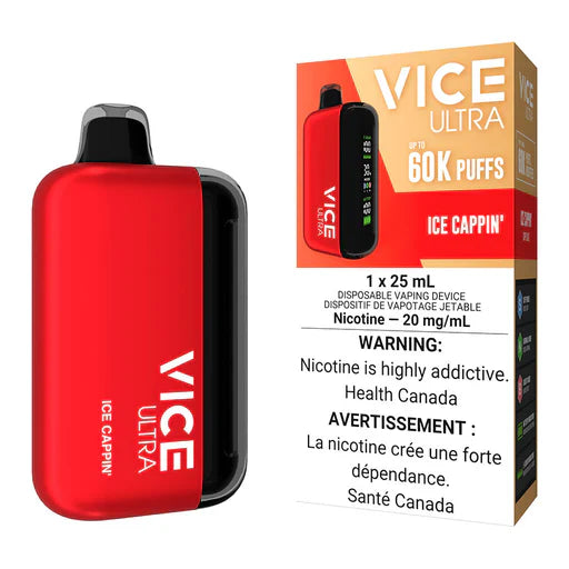 Vice Ultra Disposable 25ML Ice Cappin'