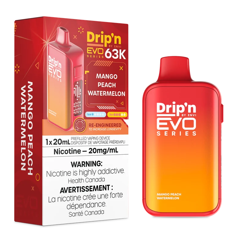 Envi Drip'n 63K Evo Series Mango Peach Watermelon