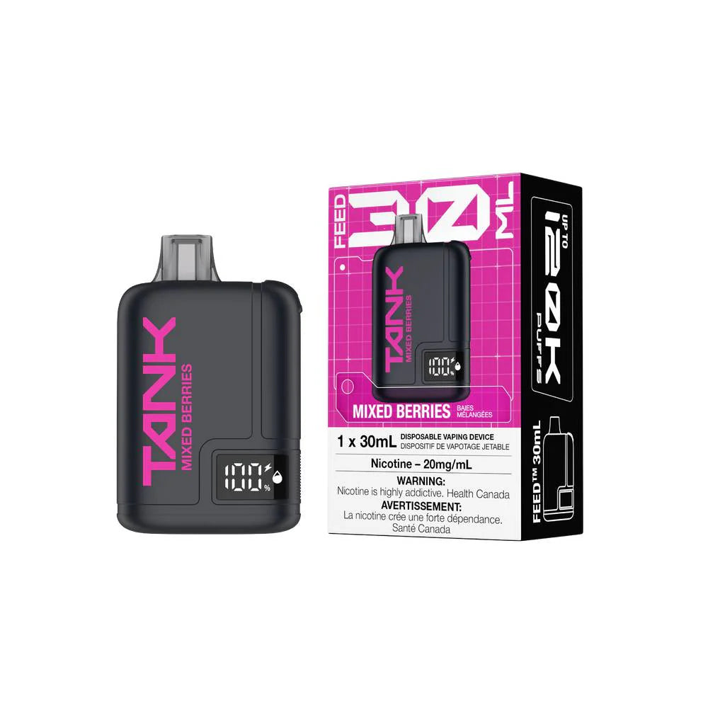 FEED Tank 120K 30ML Disposable Vape Mixed Berries